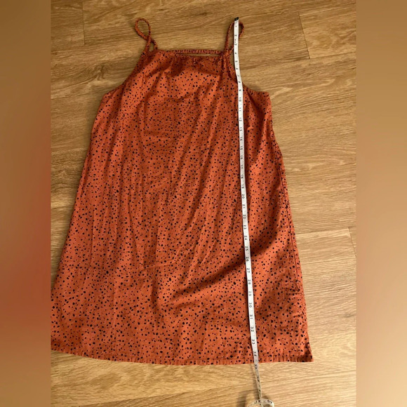 H&M Casual Orange and Black Dress with Spaghetti Straps - Picture 2 of 8